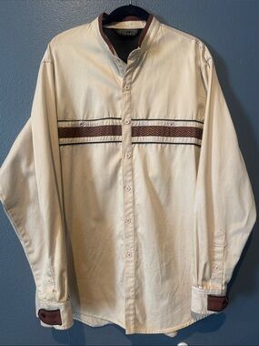 Spindle River Western Striped Long sleeve  Button-down Shirt Jacket